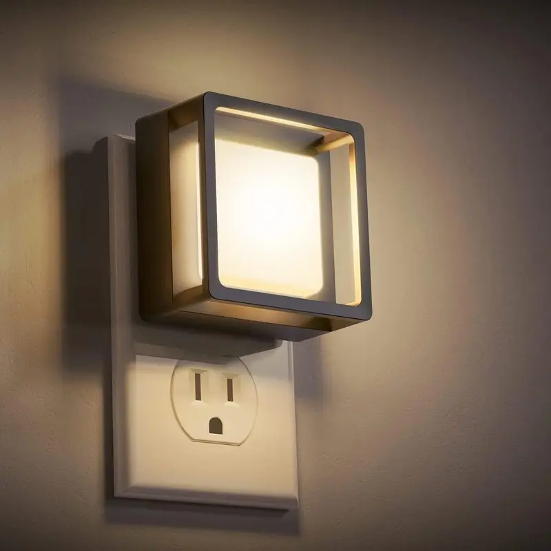 LED Night Light,Night Lights Plug Into Wall [2 Pack],3000K| Dusk-to-Dawn Sensor,Dimmable Nightlights,Adjustable Brightness,for Bathroom Hallway Bedroom Kids Room Stairway,Soft White