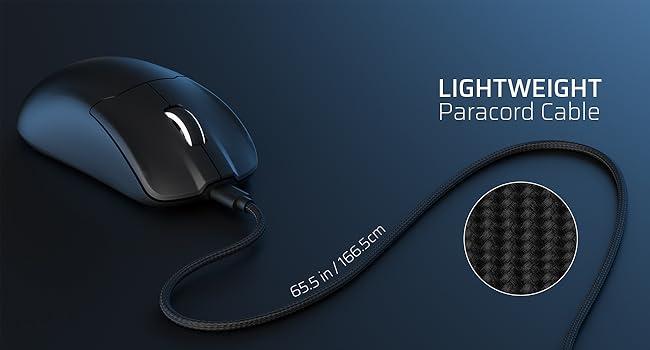 LTC GM022 Ultralight 3-Mode Wireless Gaming Mouse with RGB Charging Dock, PAW3395 26K DPI Sensor, 55G Lightweight Ergonomic Bluetooth Gaming Mouse, 5 Programmable Buttons, 80 Million Click Switch