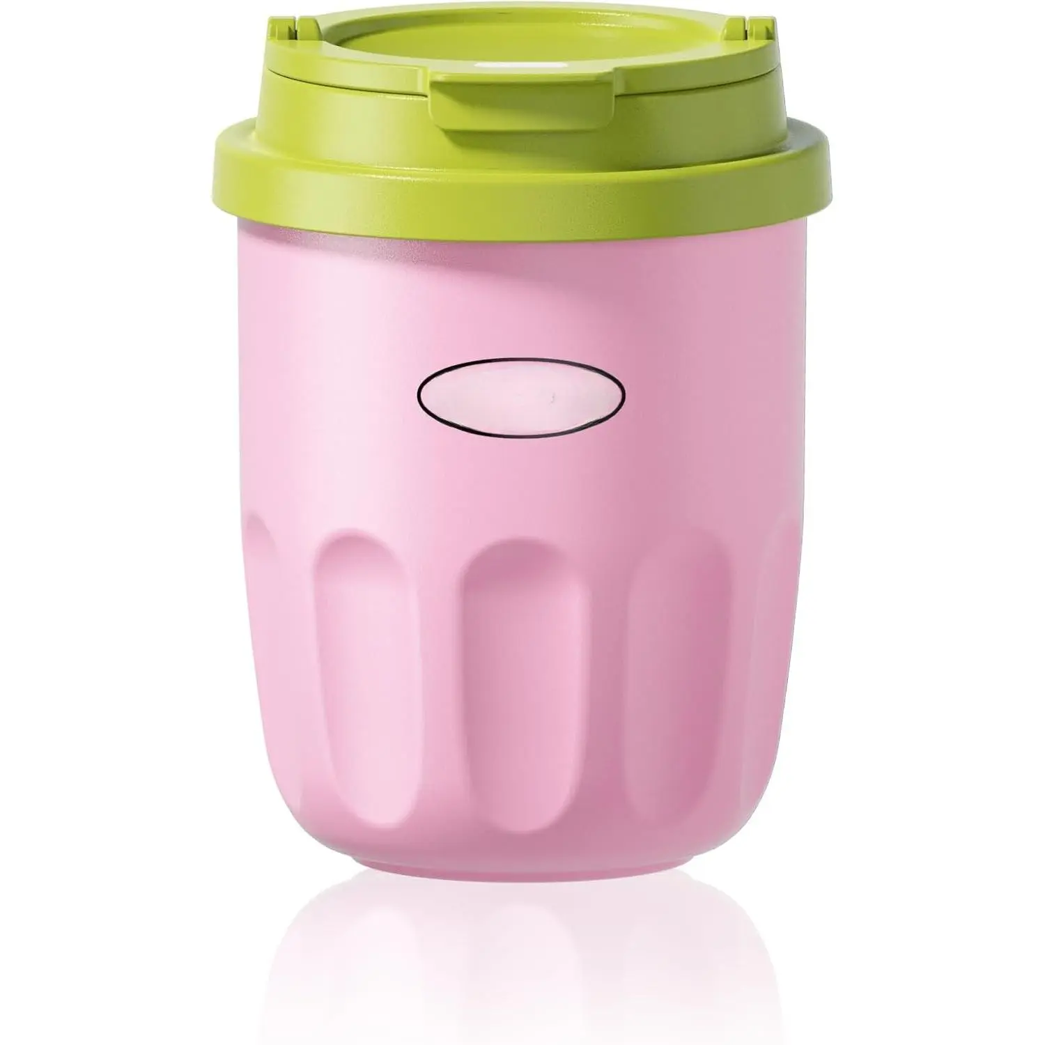 Coffee Mug 10 oz Ceramic Lined Tumbler, Double Wall Stainless Steel Cup with Lid, Mini Water Bottle, Vacuum Insulated Travel Mug for  Office,