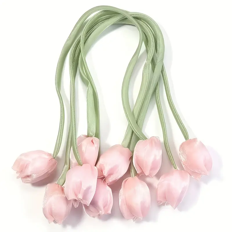 Chic Ins-Style Simple Double-Sided Tulip Artificial Decorative Faux Flower Ornaments Set - 5-Piece DIY Hair Accessories, Clothing Hardware & Bag Hardware Materials, Artificial Flowers, Decorative Faux Flowers