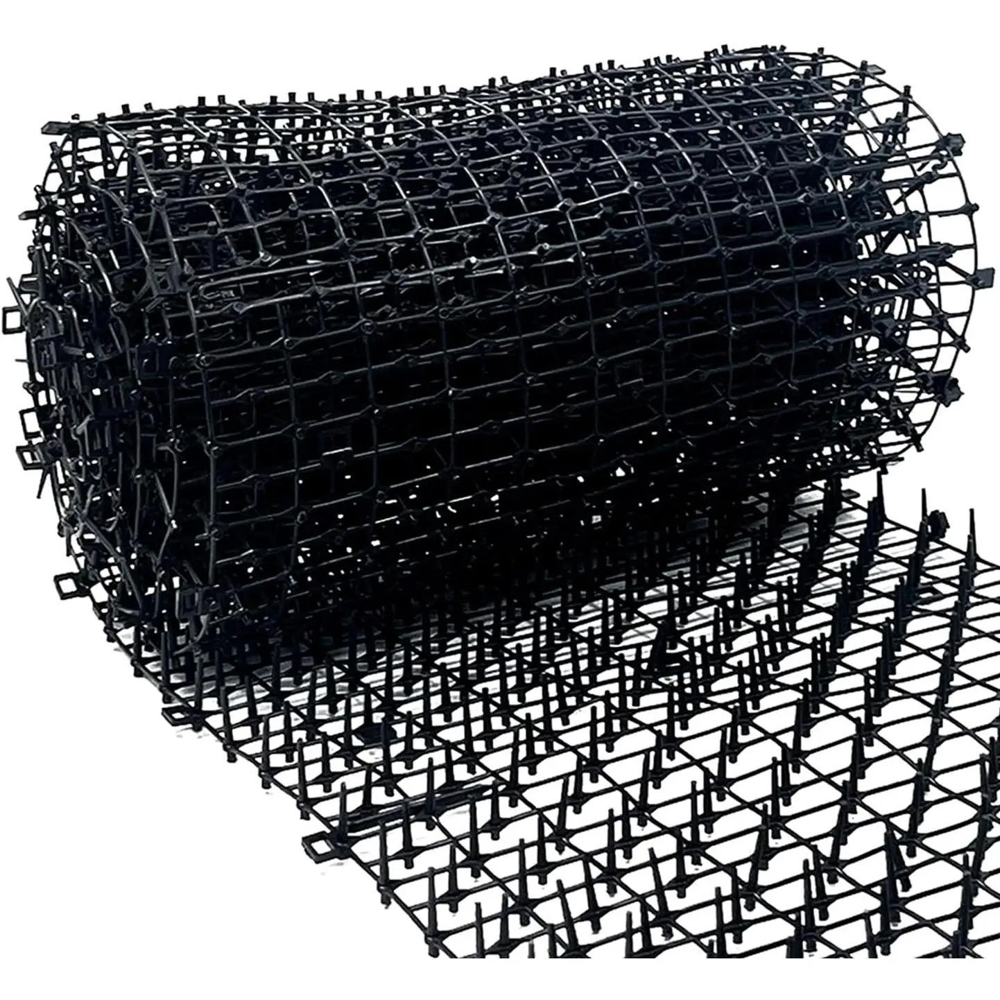 12 Feet Cat Scat Mat, Training Plastic Cat Deterrent Mat with Spikes Keeps Pets Off, Cat Spike Mat for Indoor and Outdoor Use