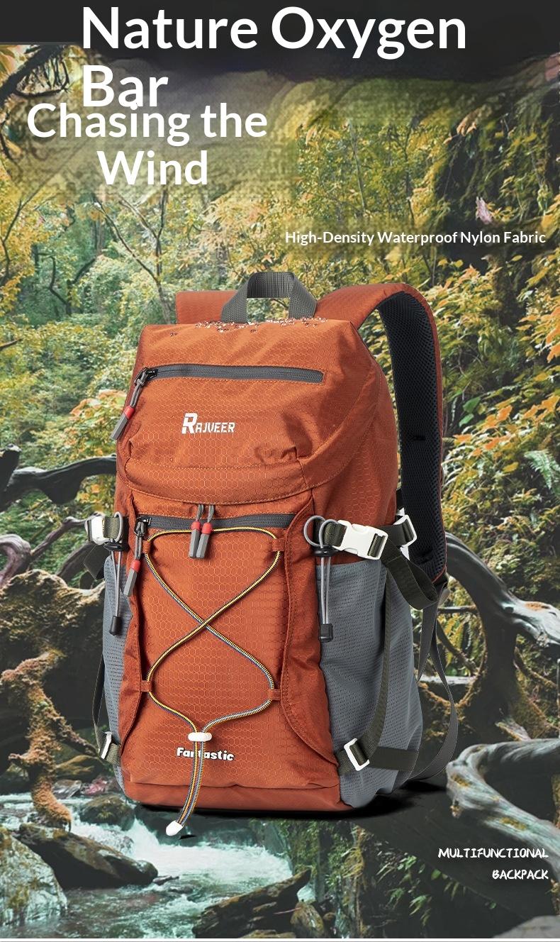 Lightweight outdoor hiking backpack, new casual trekking backpack for men and women, travel backpack, lightweight school bag, sports backpack