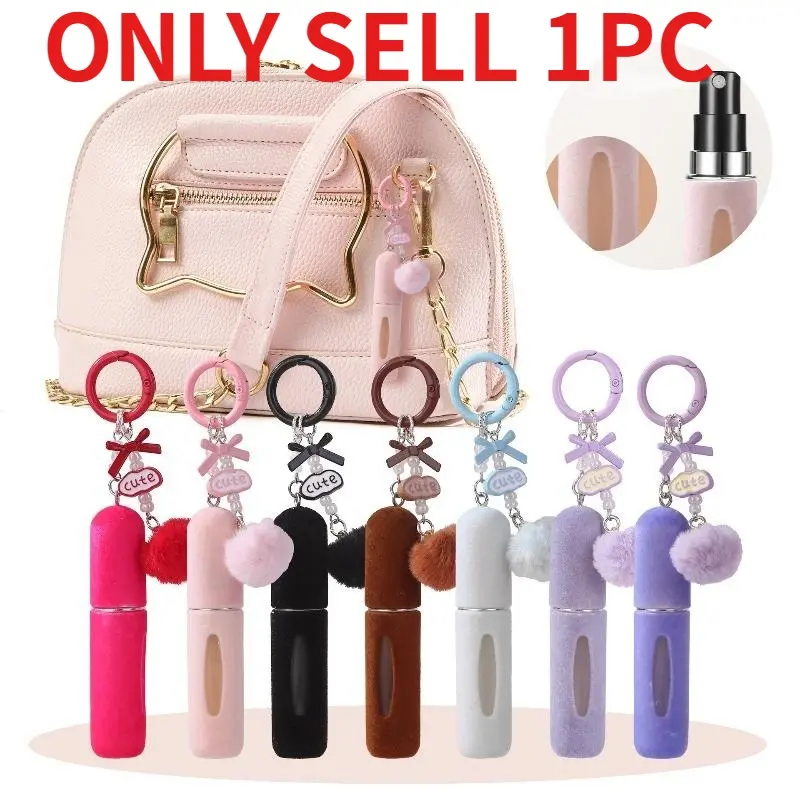 5ml Refillable Perfume  Leak-Proof Rotating Nozzle Empty Travel Sprayer, Portable Mini Cosmetic Liquid Storage Container for Trip Daily Use