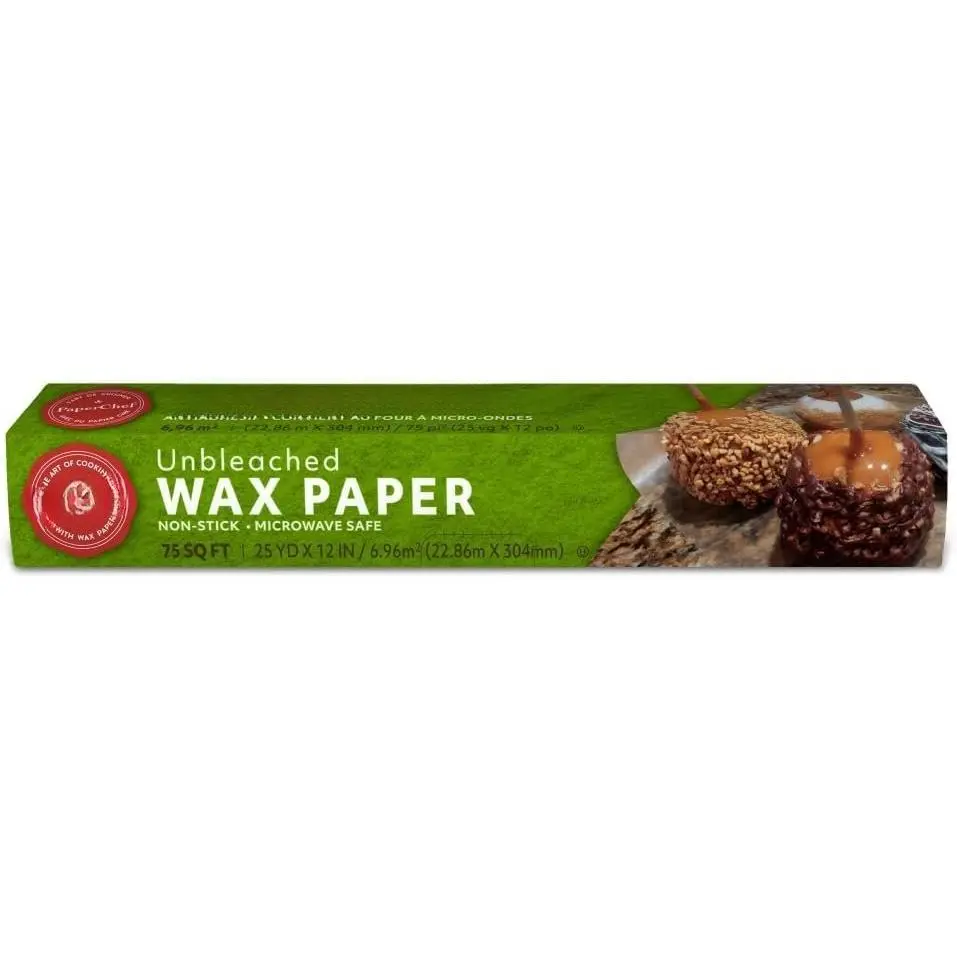 Unbleached Wax Paper Nonstick Multipurpose 12" x 75' 75 sq ft | Multipurpose, Non-Stick – Ideal for  Prep, Wrapping, and Easy Cleanup and Reliable
