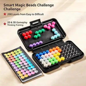 Smart Magic Ball Iq Puzzle Game, 2D & 3D Pyramid, 200 Levels, Logic & Spatial Skills, Family Fun, Educational Toy, Gift Idea