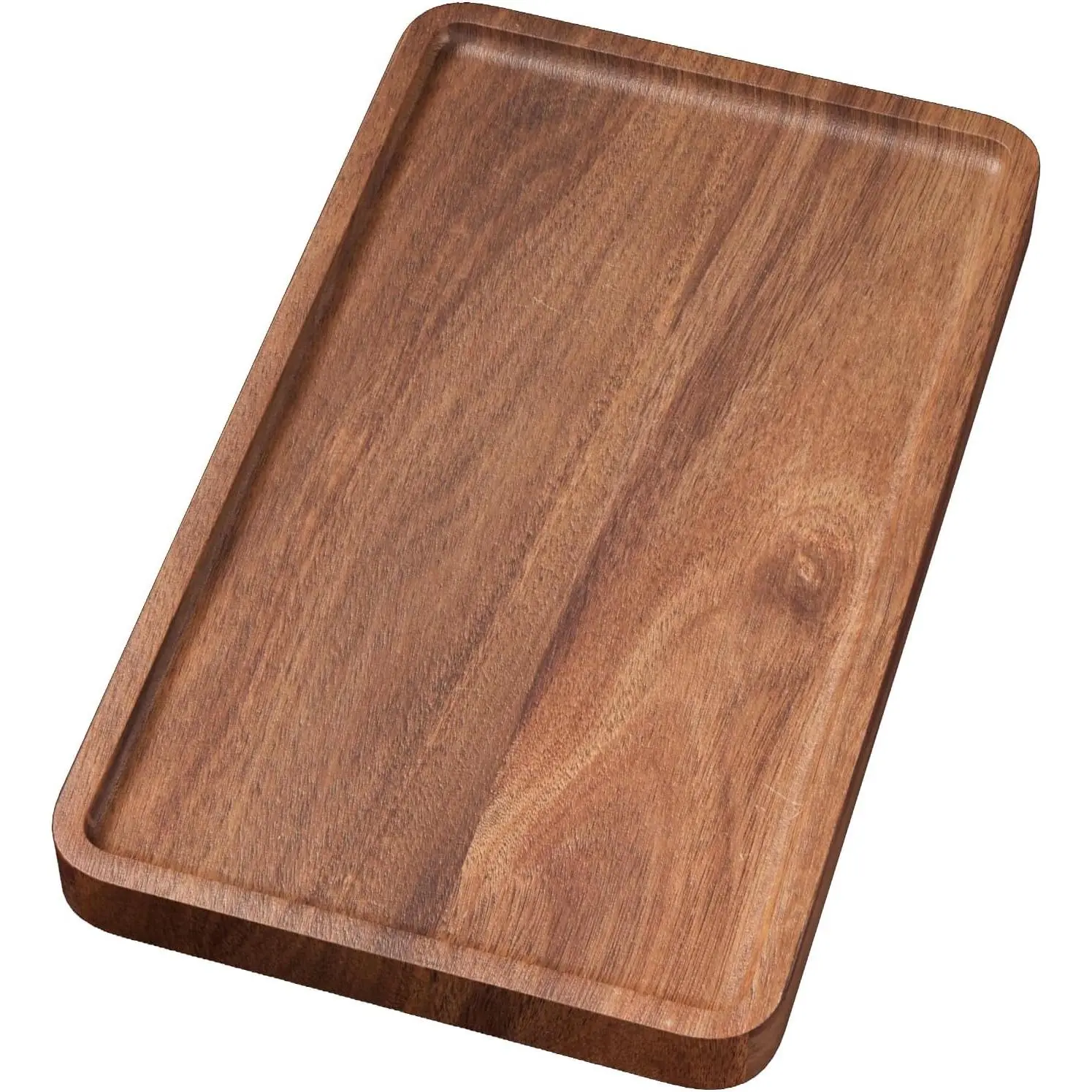 Acacia  Serving Tray,9.8x5.9 Inch Trays, Decor | Coffee Table Tray,Living Room Decor,Bar Serving Platter,Party Tray,Charcuterie Board,Cheese Platter, Decorative  Tray