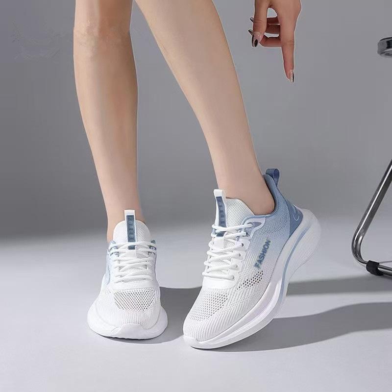 2026 Autumn New Korean Style Breathable Flyknit Women's Shoes, Trendy Student Running Sneakers, Casual Shoes, Women's Footwear