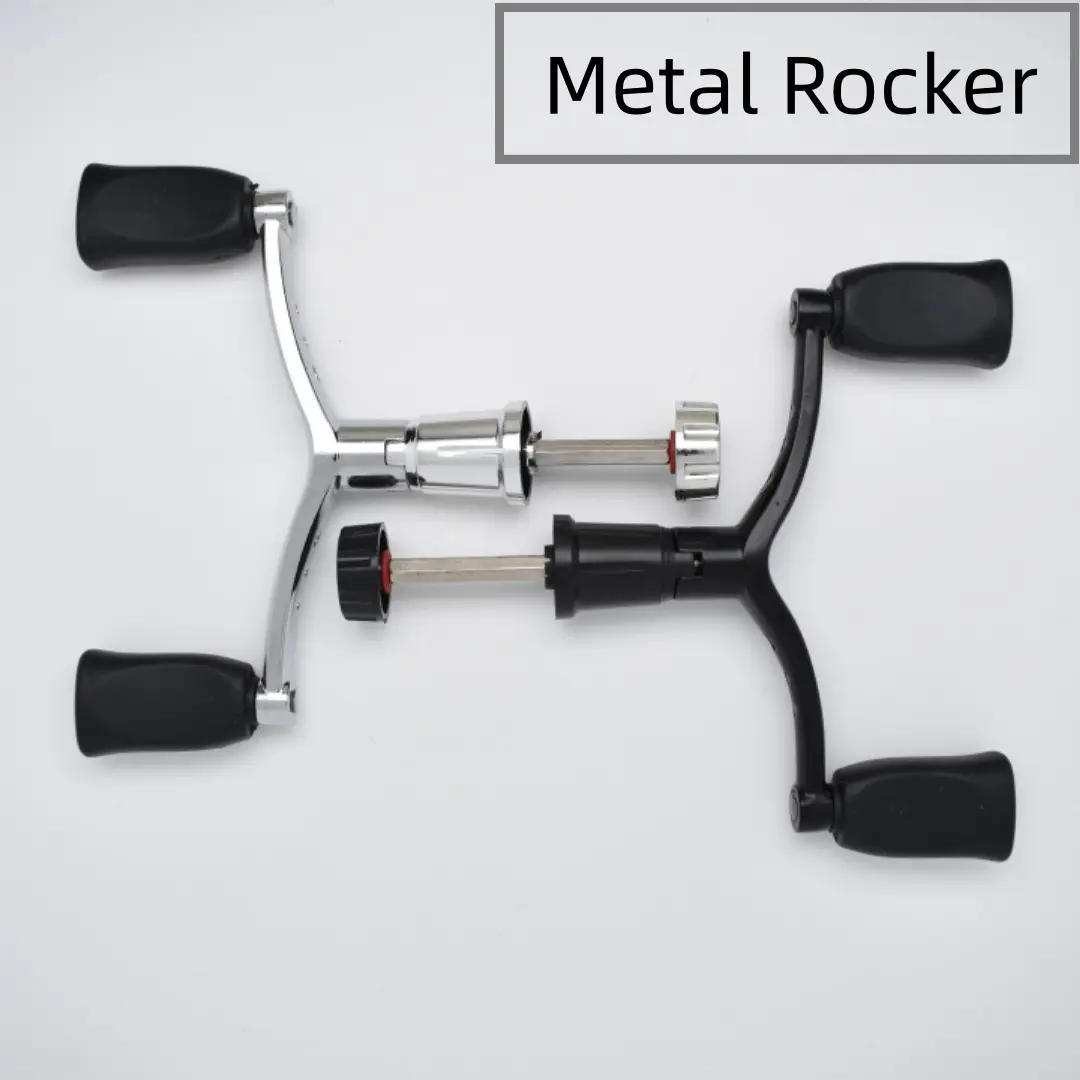 Folding Fishing Reel Handle, Universal Spinning Reel Power Handle Grip, Replacement Parts for Fishing Reels, Durable & Reliable Design