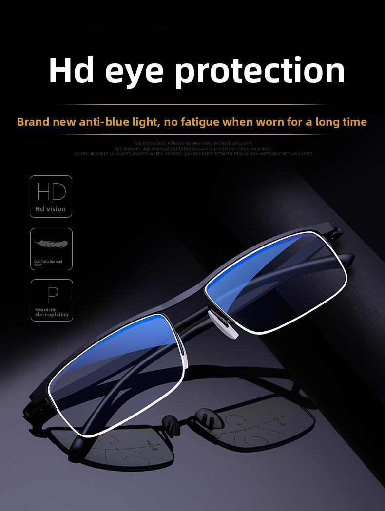 Directly from the manufacturer, TR90 anti-blue light, anti-radiation, high-definition mobile phone and computer protective glasses, non-prescription flat lenses