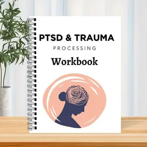 Ptsd Treatment Workbook, Therapy Organizer, Safety Plan Tips, Adult Trauma Worksheets, Managing Ptsd and Trauma Exercises