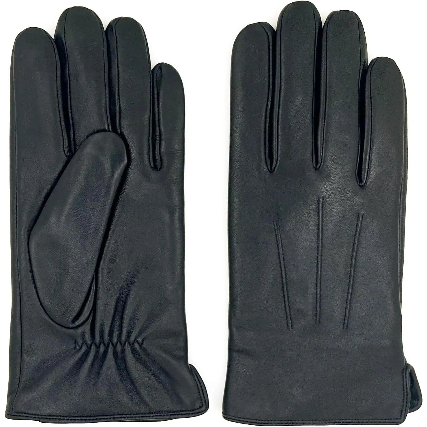 Luxury Men's Leather Gloves with Cashmere Lining - Soft & Comfortable Lambskin Touchscreen(Gift)