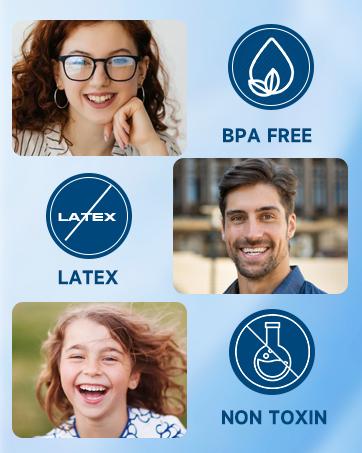 GBN Mouth Guard for Grinding Teeth at Night - Custom Fit Night Guards - Comfortable Mouth Guard for Sleeping, Nightguard, Mouthguard Includes 2 Sizes, 12 Cleaning Tablets