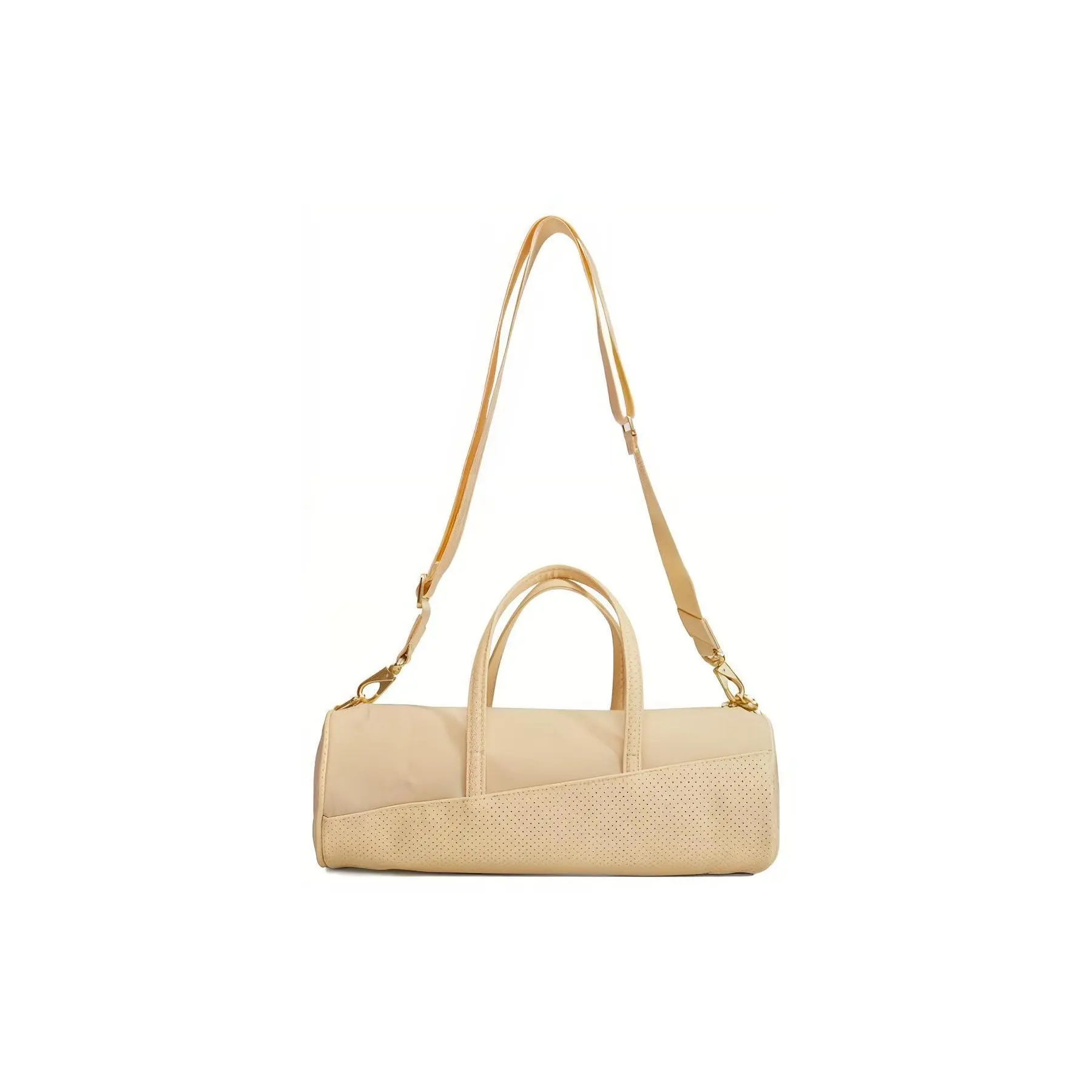 Nike Adjustable Strap Canvas Handbag for Women – Casual Beige Crossbody Bag