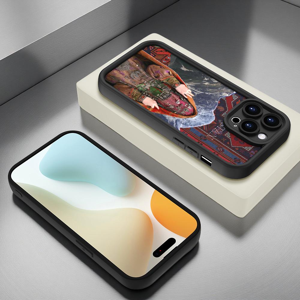 Tajikistan Art-Inspired Exotic Style - Durable and Long-Lasting |     Camera Protection |     Shockproof and Drop-Resistant |     Matte Anti-Slip |     Understated Light Luxury, UV Printed. Suitable for iPhone 17 E Air Pro ProMax iPhone16 15 14 Plus 13 12