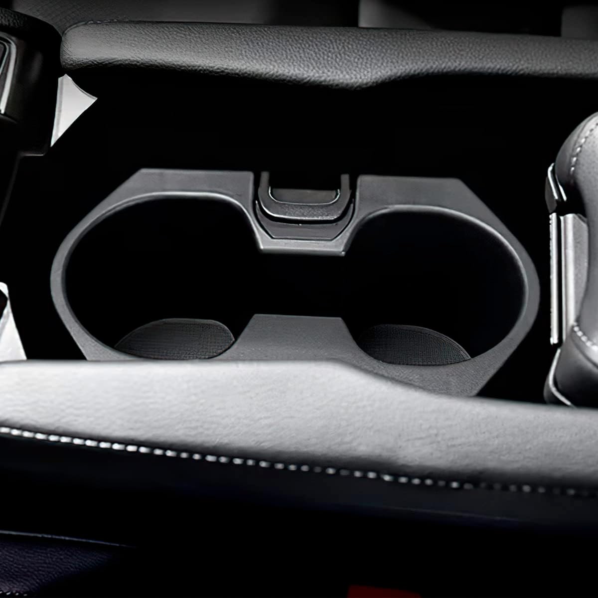 Cup Holder Insert Fit Civic 2016 2017 2018 2019 2020 2021 Lx Ex Si  Hatchback Center Console Drink Bottle Holder Cup Holder Replace#83446-TBA-A01ZA with 2 Coasters