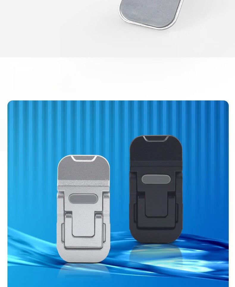 Zinc alloy laptop invisible stand bracket mini portable height-increasing foot pad cooling rack base pad