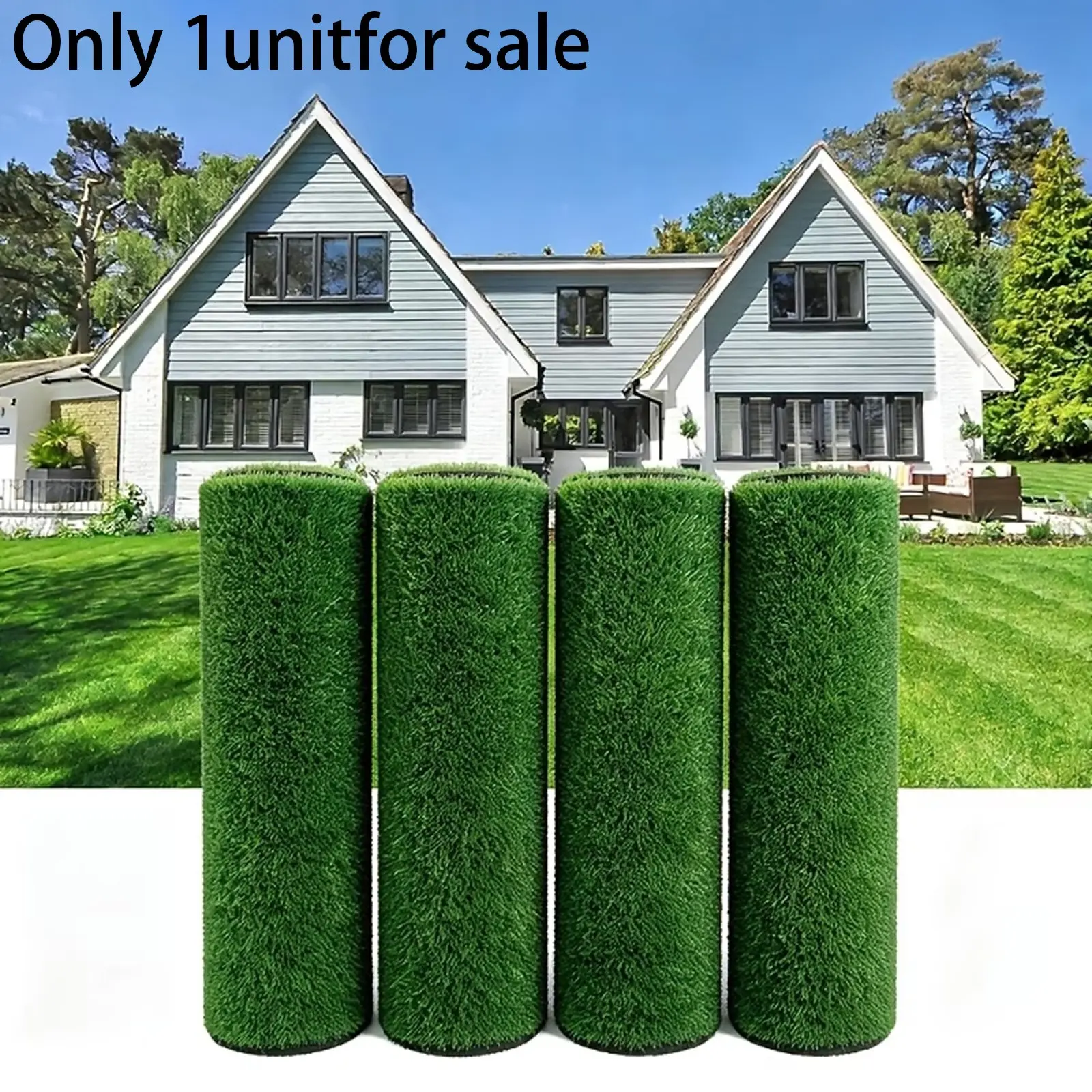 Artificial Grass Carpet, Plastic Lawn Mat, Interlocking Rug, Roof Installation, Landscape Greening, Durable Synthetic Turf