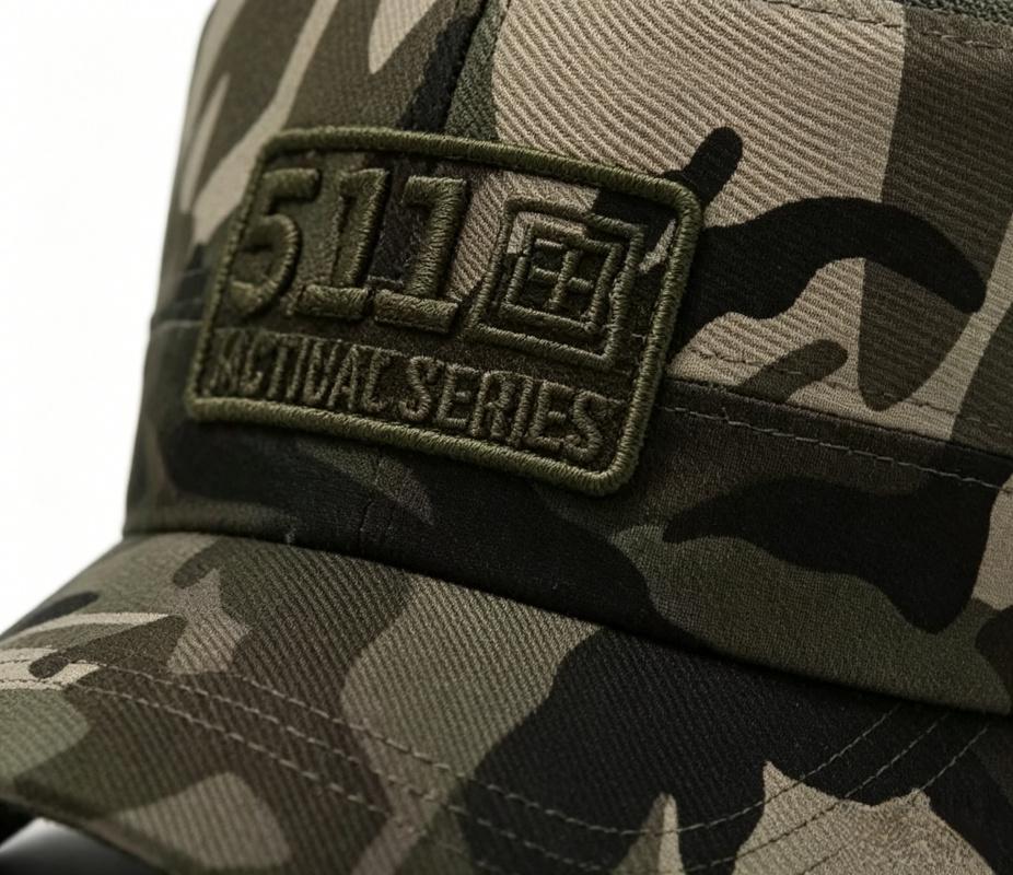 2026 camouflage military team victory cap for middle-aged men, sun-shading and windproof, casual short flat brim dad cap, spring and autumn hat black adjustable unisex hat cordless headphone elastic design