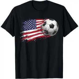 2026 USA Flag Soccer T-Shirt