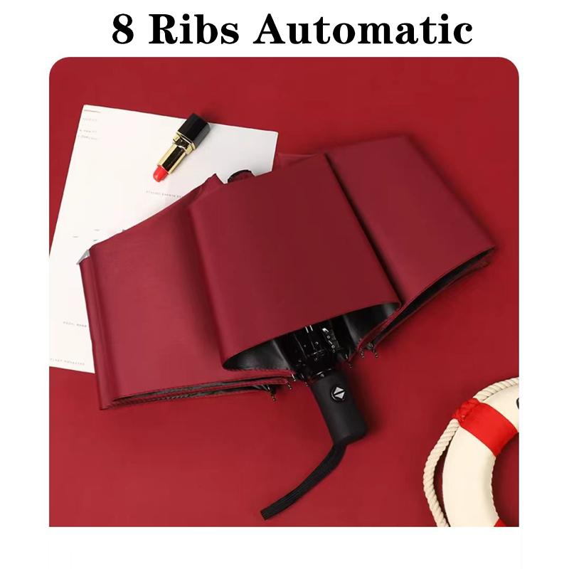 Automatic Open & Close Umbrella, Portable Foldable Umbrella, Windproof Rain Umbrella for Men & Women, Automatic Folding Umbrella, Wind Resistant Umbrella, Lightweight Waterproof Umbrella
