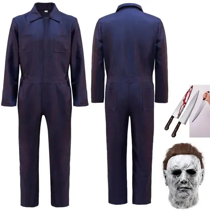 Halloween Cosplay Doodt Michael Myers Cosplay Kostuum Bloederige Kleding Feestpak Rekwisieten Voor Mannen