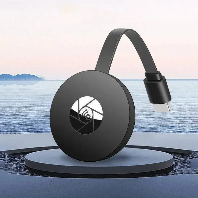 Wireless High Definition Screen Mirroring Device, 1080P WiFi-Enabled Projection Accessory for Smartphone, TV, iPad