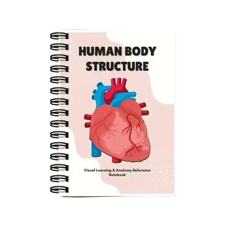 Cross-Border New Arrival Human Anatomy Guide Learning Notebook, Essential Study Tool for Medical Students, Detailed Anatomical Notes