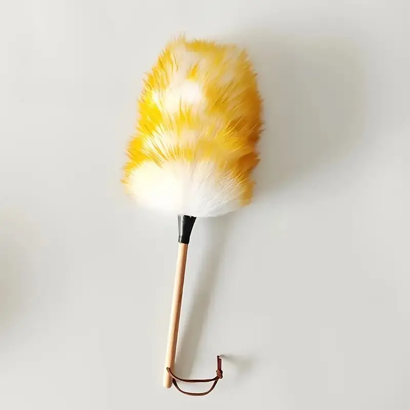 Wool Duster, 1 Count Household Duster, Car Duster, Wool Duster Can Be Washed, Household Cleaning Tool for Home Car