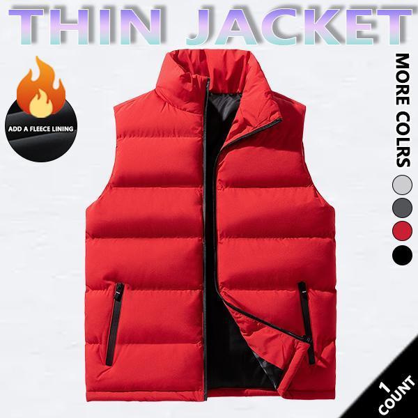 Mens Vest Jacket Warm Sleeveless Jackets Winter Waterproof black fitsZipper Coat Autumn Stand-up Collar Casual Waistcoat Brand Clothing Mens Vest Jacket Warm Sleeveless Jackets Winter Waterproof black fitsZipper Coat Autumn Stand-up Collar Casual Waistcoat Brand Clothing