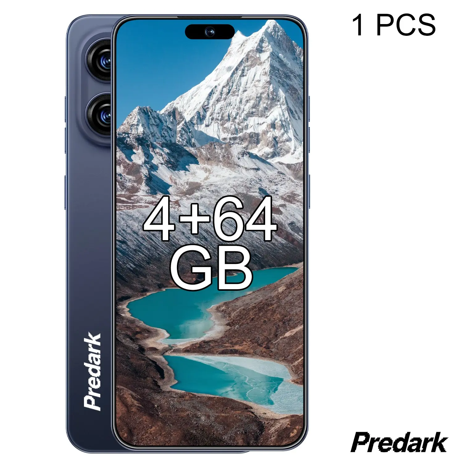 Predark 6.93-Inch Large Screen Smartphone, 4100mah Long Battery, 4+64GB Storage, 13mp Ai Dual Camera, Octa-Core Processor, Android 10, 4g Dual Sim