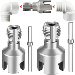 2026 New Heavy Duty Pipe Tapping Threading Tool, Dual Size Anti-Wear Plumbing Hand Tool, Durable Pipe Mount Repair Maintenance Workshop Equipment summervibes