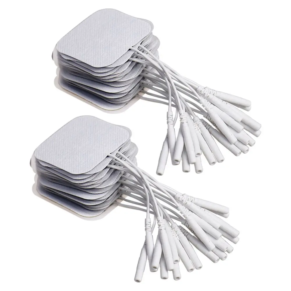Best Selling Electrode Pad For Electric Tens Acupuncture Self Adhesive Reusable Gel Electrodes Digital Massage Machine Accessories,Replacement Electrotherapy Pads,5x5cm