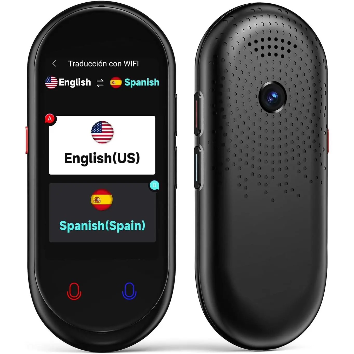 Language Translator Device, Portable Translator No WiFi Needed, Offline Voice Photo Translation, 150 Languages Supported, High Accuracy VORMOR Translator for Travel Business Learning (Black)