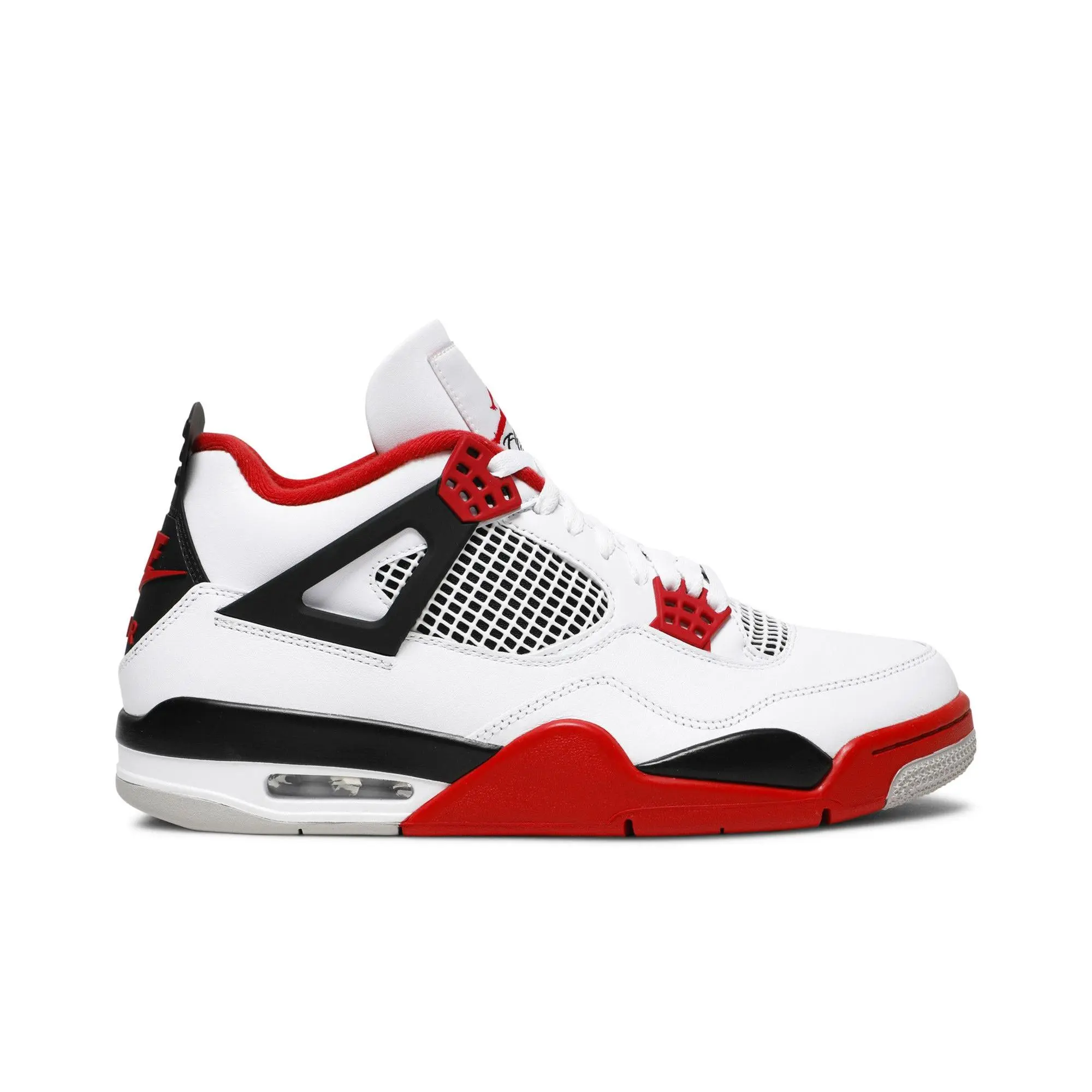 Air Jordan 4 Retro OG 'Fire Red' 2020 (Unisex) White/Black/Tech Grey/Fire Red retro basketball shoes DC7770 160