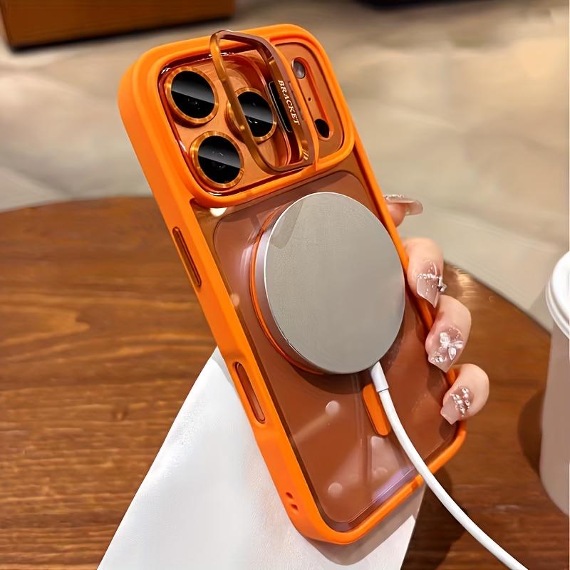 Ultra Clear Magnetic Wireless Charging Case for iPhone 17 16 15 14 13 12 Pro Max & Plus Air, Shockproof Cover with Lens Kickstand & Lens Protector