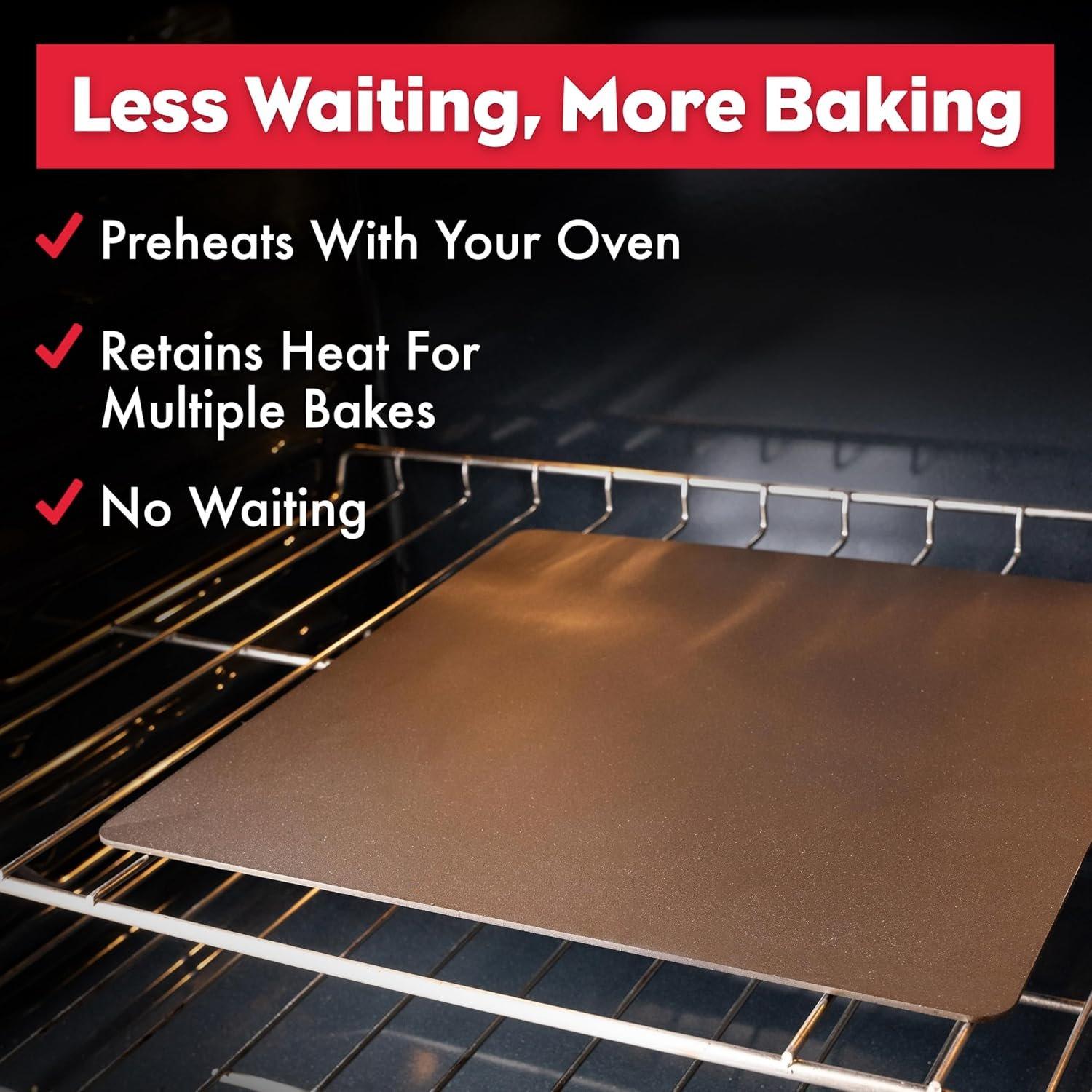 Bread Steel Max for Baking Bread  Cooking Pizza (14" x 14" x 0.15")