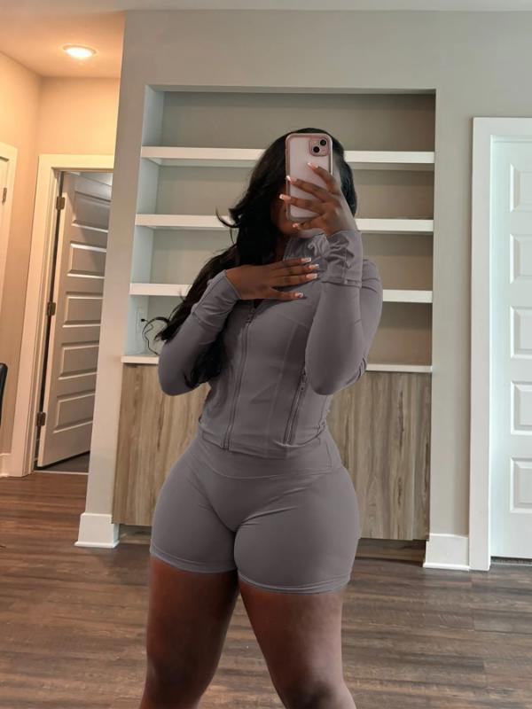 New2 piece sets women  Streetwear Lady Sports Tracksuit Set Lady Streetwear Shorts Outfit Set Sexy Women Two Pieces Club Macthing Top+Shorts colorblock print tee yoga clothes