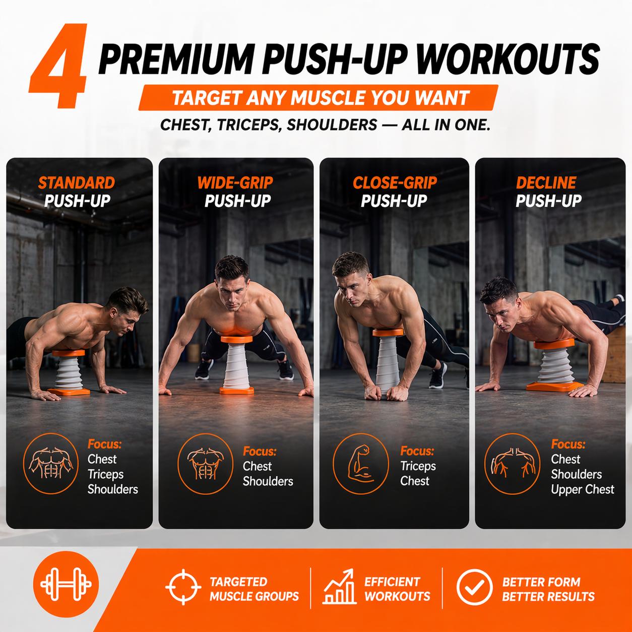 Unisex Plastic & Stainless Steel Spring Assist Push Up Trainer for Beginners - Home Use Fitness Workout Accessories, Functional/Muscle Training Equipment with Waist-Core Support, Body Weight Load Reducer, Compact Chest Workout Trainer for Upper Body Unisex Plastic & Stainless Steel Spring Assist Push Up Trainer for Beginners - Home Use Fitness Workout Accessories, Functional/Muscle Training Equipment with Waist-Core Support, Body Weight Load Reducer, Compact Chest Workout Trainer for Upper Body