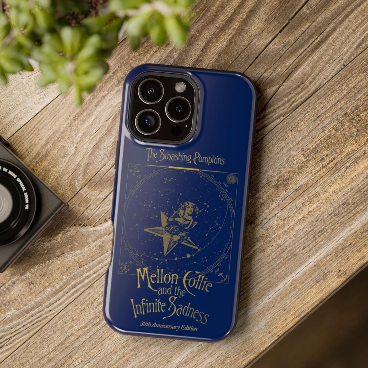 S-Smashing P-Pumpkins Phone Case 30th Anniversary – Mellon Collie, Siamese Dream & Adore Retro 90s Rock Album Art Cover Phone Case for iPhone ProMax Plus Air & SamsungS25 S24 S23 S22 Ultra, Unique gift options