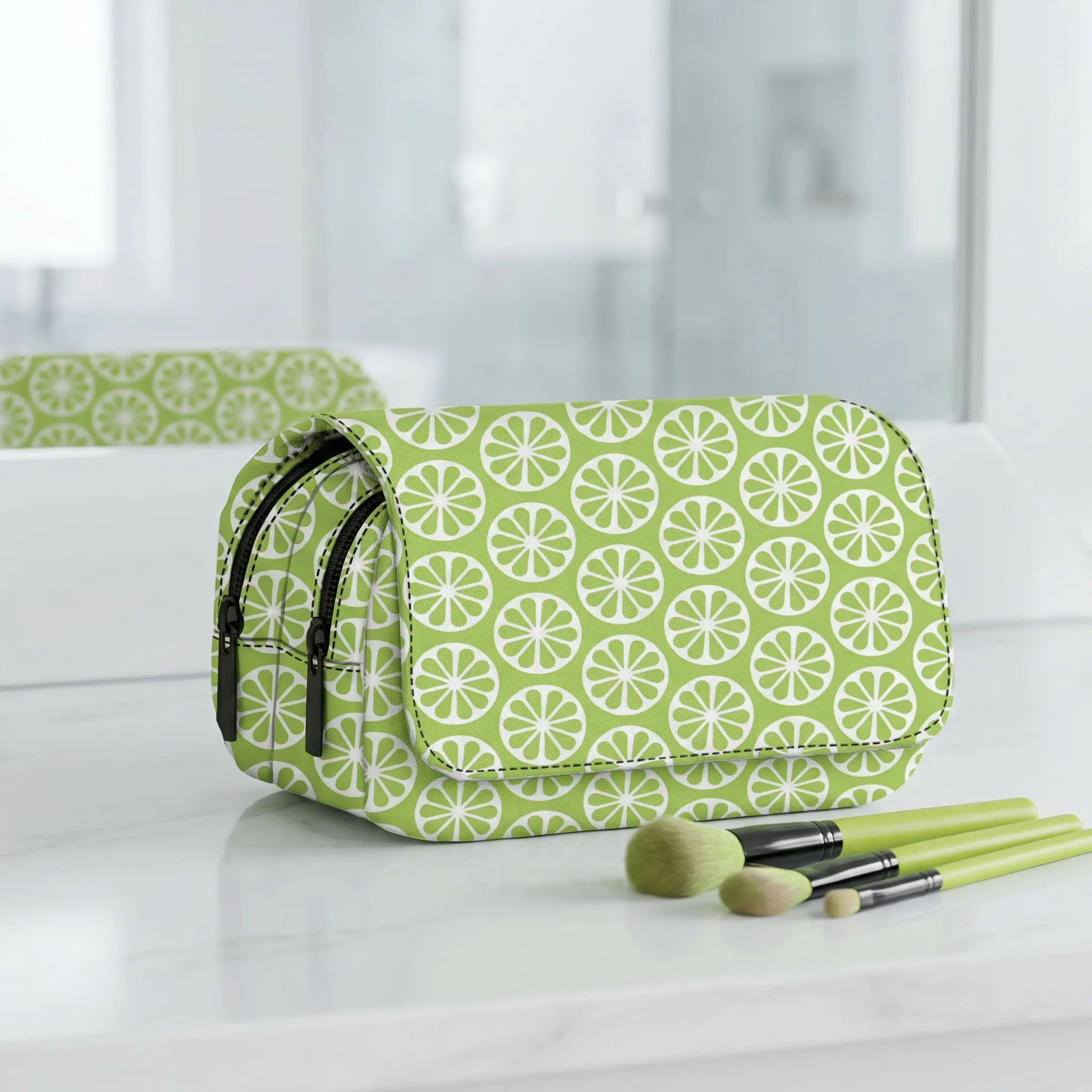 Women's Clutch Japanese Style Soft Fabric Pencil Pouch - Flip-Top Snap Closure, Wide Opening, Lightweight Storage Pouch with Large Capacity, Multiple Styles, Unisex Look for School Supplies & Daily Carry