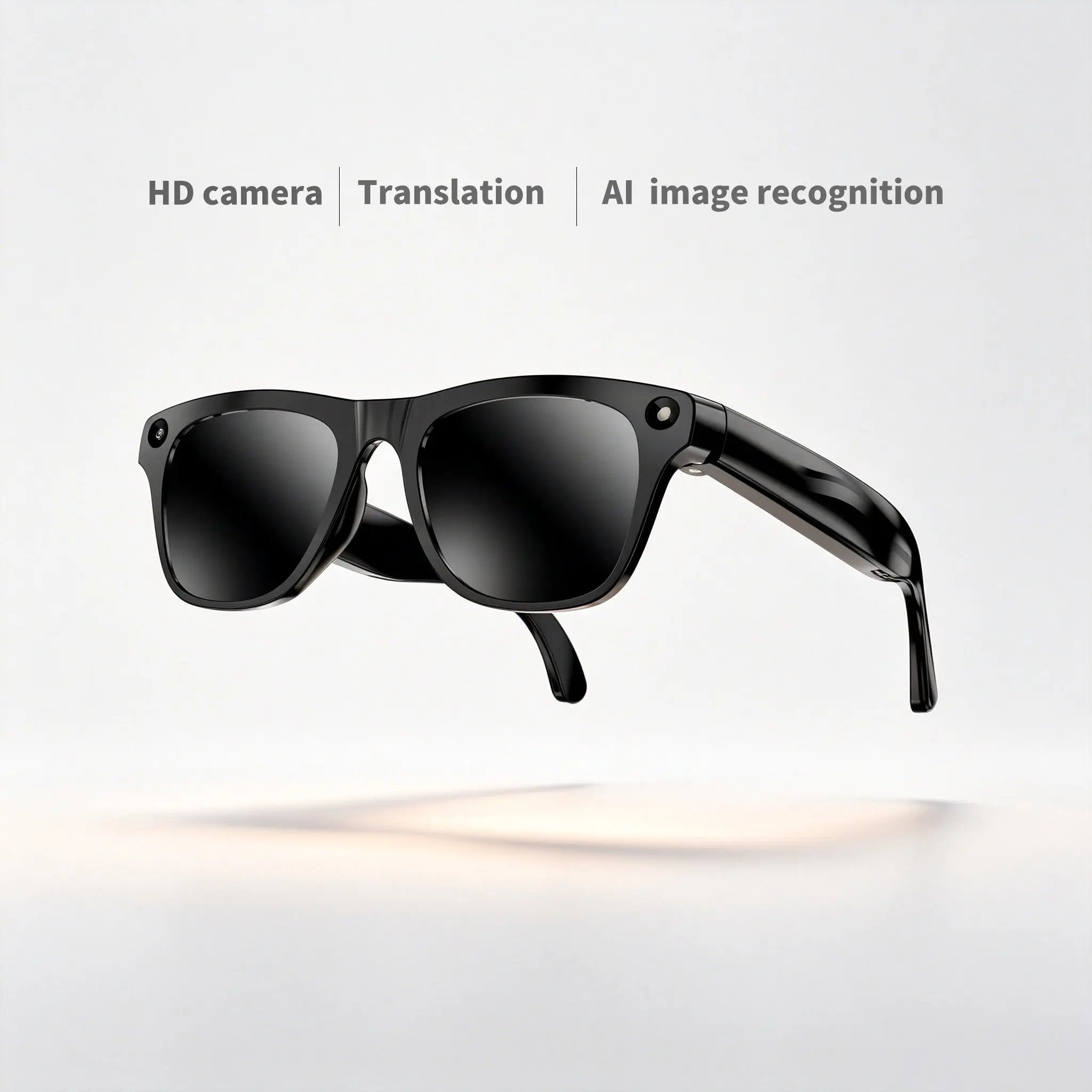 Smart Ai Glasses Xkone Pro, 1080P HD Camera, Ai Translation, Bluetooth-compatible 5.3, 290mah Battery, UV Protection, Unisex, Outdoor Use