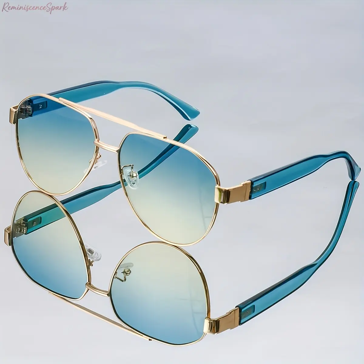 Oversized Large Oval Frame Sports Eyewear - Metal Double Bridge, Unisex Minimalist Glasses, Suitable for Casual Wear, Street Photography, Camera Use, Business Casual Outfits, Lightweight