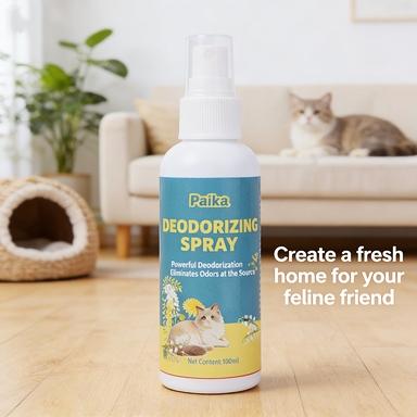 Paika Pet Odor Eliminator Spray, Effective Dog & Cat Freshener, Long-Lasting Scent Neutralizer, Easy-To-Use Animal Care Product