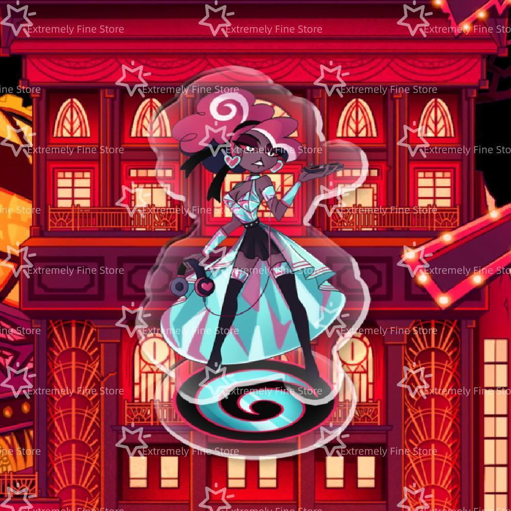 Hazbin Hotel Anime Figure Acrylic Stand Model Plate Alastor Desk Decor Standing Sign Game Fans Gift Ornaments Stand Model