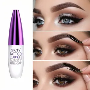 Peelable eyebrow tint cream - Brow Stain, smudge-proof and long-lasting formula, flawless, suitable for all light beige types, easy to apply, no smudging, flawless, fade-resistant, creates a natural 3D eyebrow effect Peel Off Eyebrow Tint