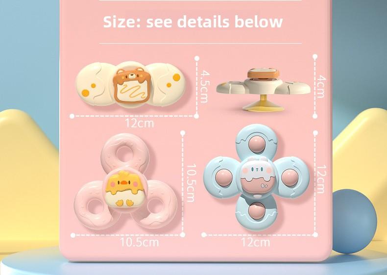 Must-Have Spinning Rattle Toys!Cute Cartoon Design for Newborns ✨