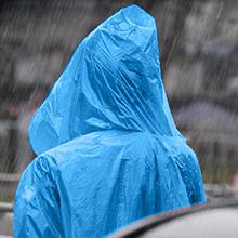 Rain Ponchos for Adults Reusable, 2 Pcs Raincoats Emergency for Women Men with Hood and Drawstring