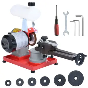 VEVOR Circular Saw Blade Sharpener, 370W Saw Blade Grinding with Water Injection, Water Injection Circular Saw Blade Sharpening 6 Saw Centerings, 5-inch Grinding Wheel for Carbide Tipped Saw Blades