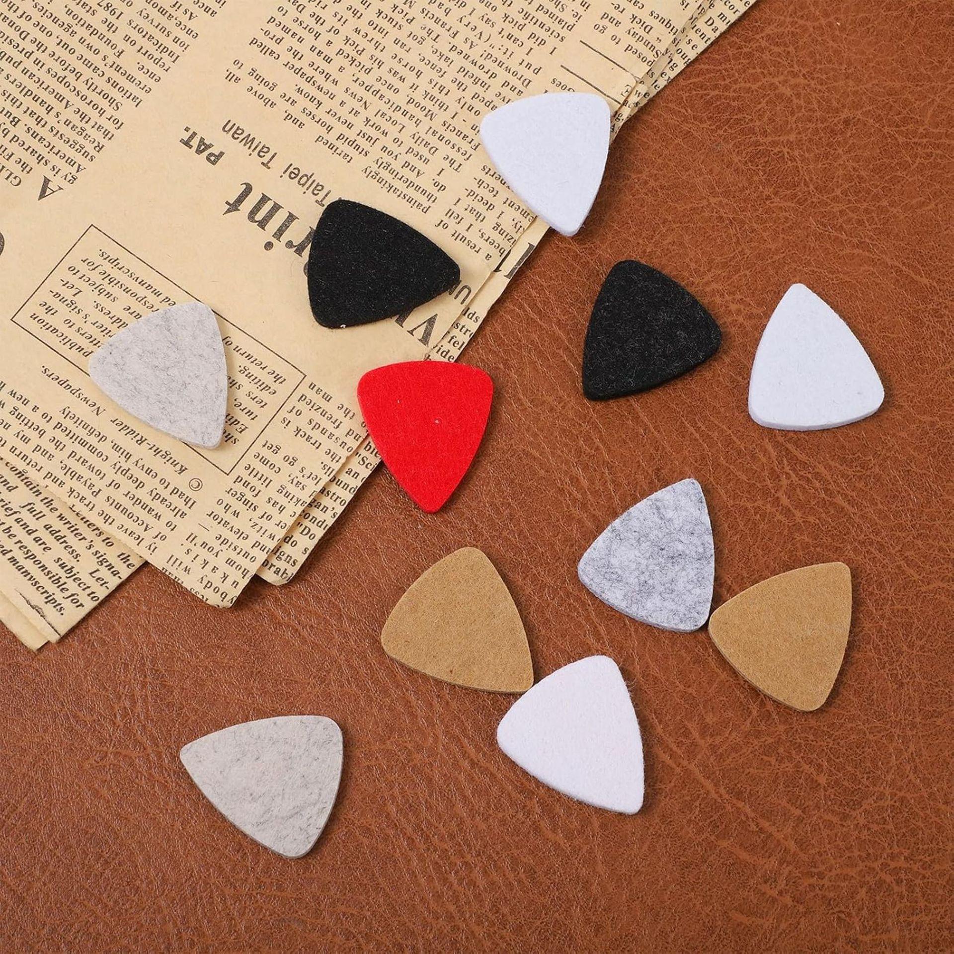 10 pieces of ukulele picks, UK wool felt picks, universal for ukulele, nylon string picks for four-string guitar