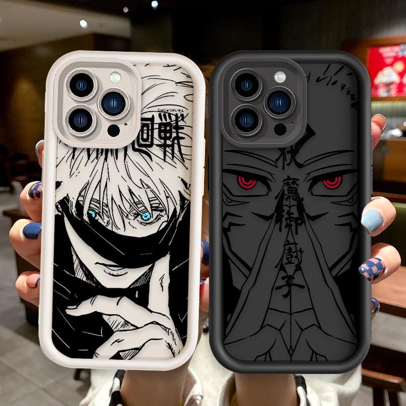 Anime Jujutsu Kaisen Gojo Satoru Phone Case for IPhone 17 16 15 14 13 12 11 Pro Max Plus Air Soft TPU Back Cover Protection Shockproof